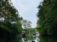 -摇橹船上船码头