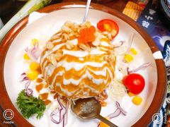 炸温泉蛋土豆泥沙律-仙隐小鹿中華の日料(正弘城店)
