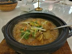 20160205石锅自磨黑豆腐-双子楼大酒店(城开国际写字楼店)