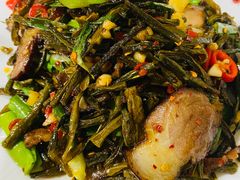 干锅茶树菇腊肉-湖南湘菜馆(东湘缘二店)