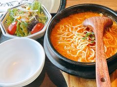 牛小排汤面-炼火烤肉店
