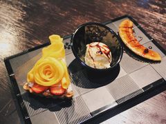 侧面芒果塔-Strawberry Butterfly草莓蝴蝶日式水果挞