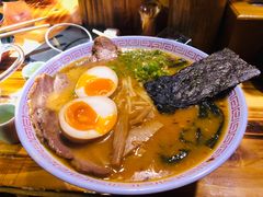 黑麻油豚骨拉面-老龙亭拉面店