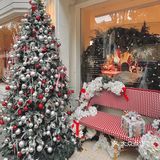 上海圣诞季🎄蝴蝶结圣诞树咖啡店✔️