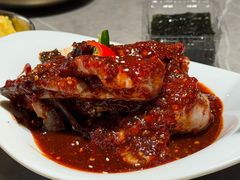 -草家酱蟹炭火烤肉店(珲春南路一店)