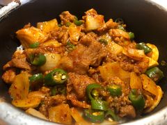 辣五花肉盖饭-土大力拌饭名家(丹尼斯百货店)