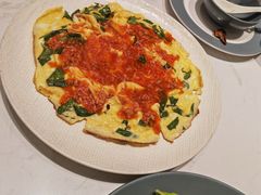 九层塔酒酿滑蛋-鹿港小镇(黄金店)