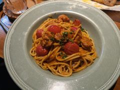 番茄蘑菇腌肉意面-JINNS锦时 steak&pizza(浸信会礼拜堂旧址店)
