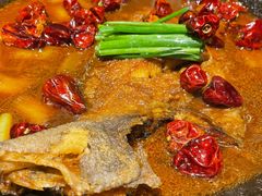 鲽鱼头泡油条-宋庄魁元艺术餐厅