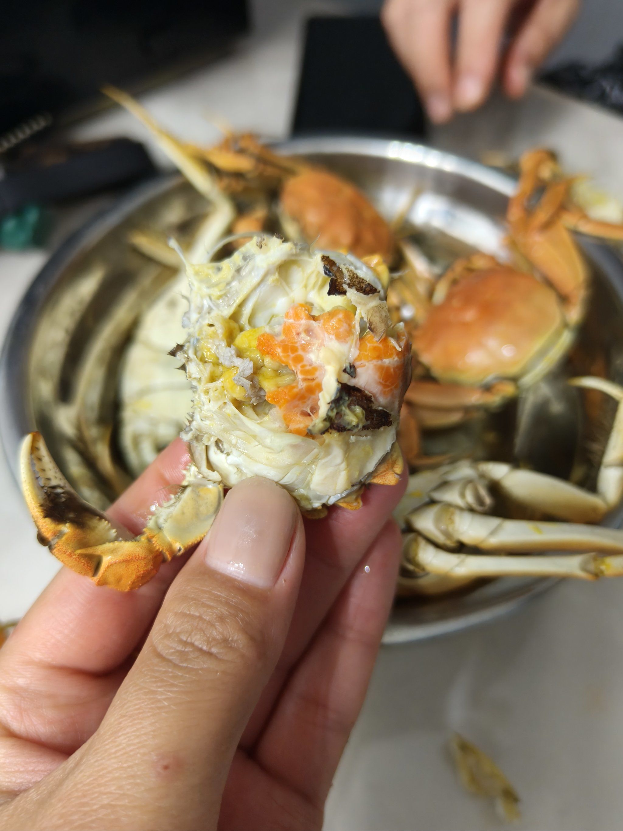 清新一夏 蒸螃蟹