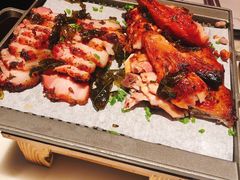 绿茶葱香烤鸡烤肉合拼-绿茶餐厅(松江万达店)