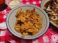 香醋炒土鸡蛋-荆九爷爆炒桥头三嫩(浙大店)