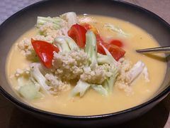 番茄浓汤煮花菜-宁海安岚·南溪阁全日餐厅