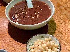 桂花豆沙鸡头米-鑫震源·苏式大虾生煎(山塘街店)