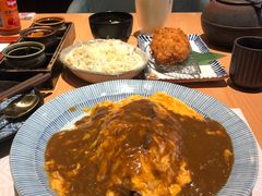 金咖喱熔岩蛋包饭猪排饭-堂本家洋食别馆·炸猪排(中心城店)