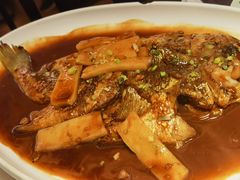 深海黄鱼年糕-径山十八道·风味民间菜(杭州总店)
