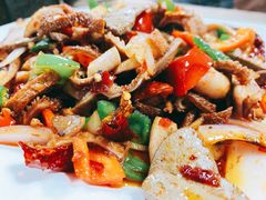 爆炒羊杂-伊犁羊杂馆