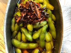 脆爽凉拌毛豆-靓靓蒸虾(中山公园店)