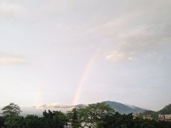 天台雨后彩虹韩江美景-郑厨私房菜