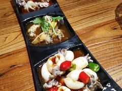 -东来菜馆•手抓海鲜家常菜•海鲜锅贴(鸽子窝店)
