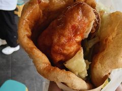 -小红车炸蛋葱油饼
