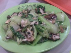 香菇油菜-中央民族大学-风味食堂