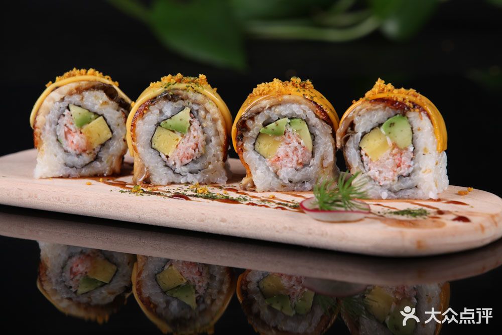 一休创作料理(桃源村店)火炙芝士鳗鱼卷图片 - 第2张