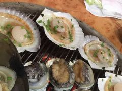 烤扇贝-真情鲍鱼海鲜汤