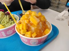 鲜芒果炼乳刨冰-梁子刨冰王&梁小糖(王顶堤店)