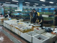 自助取餐区-渔人湾码头海鲜市场负二楼