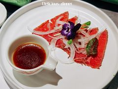 薄切柚子生牛肉-匠和风精致料理(祥禾天地店)