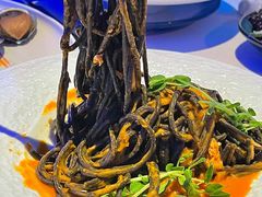海胆蟹黄墨鱼汁意面-天玑高空江景餐厅&酒吧Sky Secret Restaurant&Bar