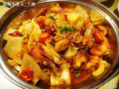 干锅虾-鹿港小镇经典老上海菜(长乐路店)