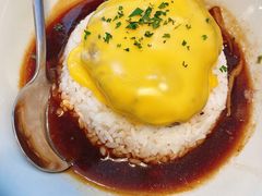 芝士牛肉汉堡咖喱饭-红小满休闲餐厅(十全街店)