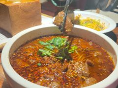 水煮牛肉-绿茶餐厅(华贸购物中心店)