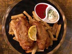 英式炸魚配黑松露薯條-layback cafe & bar