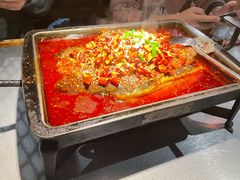 -探鱼·鲜青椒爽麻烤鱼(西南商都店)