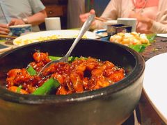 石锅杭椒牛蛙-桂满陇天书(南京德基旗舰店)