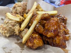 双拼炸鸡-高基五春川炒鸡排 韩国料理(威海总店)