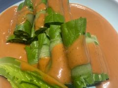 麻酱油麦菜-俏江南天津时尚曲艺主题餐厅(马场道店)