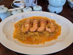 渤海湾对虾炖白菜-喜鼎海胆水饺(东港店)