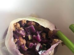 紫甘蓝锅巴馅饺子-宝源饺子(麦子店街店)