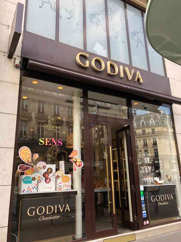歌帝梵(巴黎老佛爷百货店)-"godiva 在歌剧院附近,离老佛爷也不.