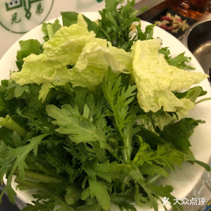 常赢三兄弟·清真涮肉(常营店)蔬菜拼盘图片