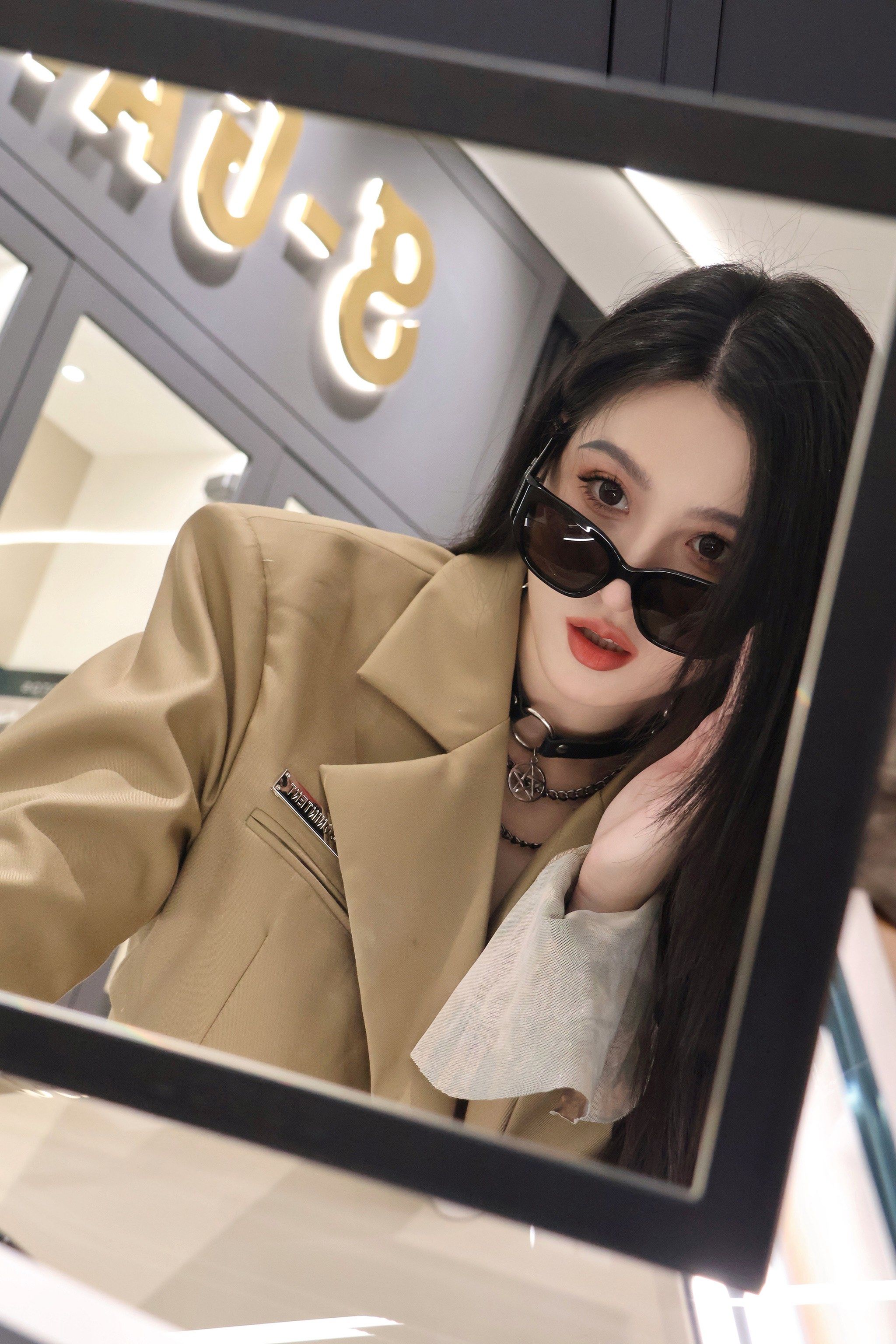 女明星同款 balenciaga墨镜 🕶️