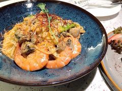 芝士蘑菇鲜虾意大利面-BE BRIGHT KITCHEN(正佳广场店)