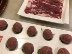 水爆手切精选羊腿肉-京门老爆三·铜锅涮肉 爆肚(望京店)