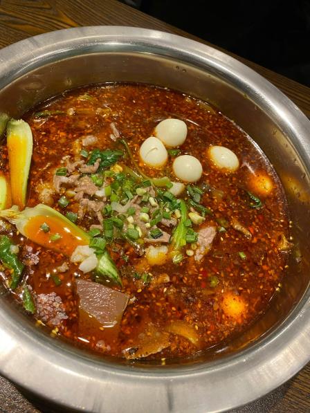 味名冒菜-"店就在公司的对面,但是我傻傻的绕了个大圈.