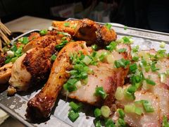 烤肉烤鸡双拼-绿茶餐厅(朝阳大悦城店)