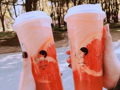 满杯红柚-喜茶(上海正大广场店)